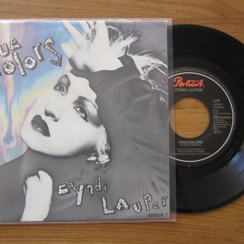 Single / Cyndi Lauper – True Colors   / NL  PRESS /