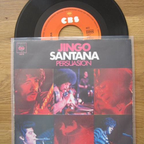 Single /  Santana – Jingo / Persuasion / DE   PRESS /