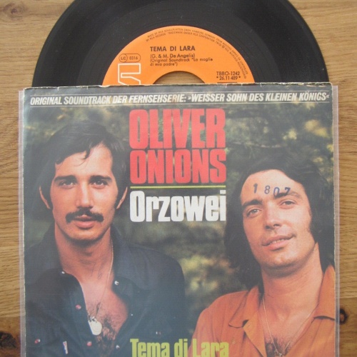 Single / Oliver Onions / M & G Orchestra – Orzowei / Tema Di Lara / DE PRESS /