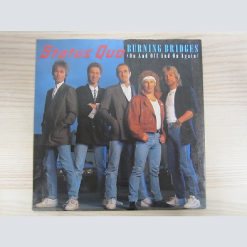 Single /  Status Quo ?– Burning Bridges / VERTIGO / 1989 / RARITÄT /