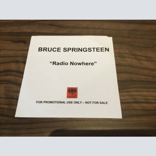 CD / BRUCE SPRINGSTEEN-- RADIO NOWHERE   / PROMO / MUSTER / RARITÄT /