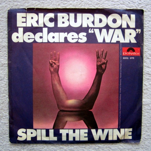 SINGLE  / ERIC BURDON AND WAR / 1970 / RARITÄT /