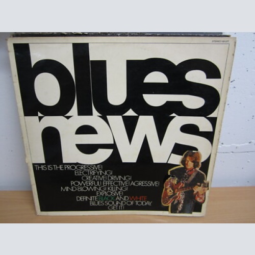 LP /  Various ?– Blues News     /   DE   PRESS / RAR /  White  /