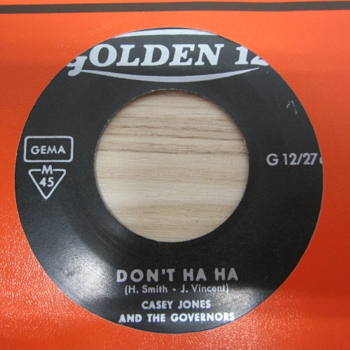 Single /  Casey Jones & The Governors ?– Don't Ha Ha   /  DE   PRESS / RAR /