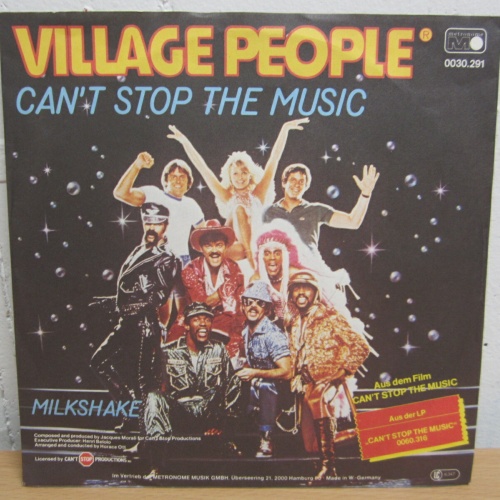 Single /  Village People ?– Can't Stop The Music  / AUT  PRESS / RAR /