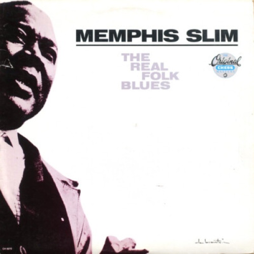 Memphis Slim - The Real Folk Blues (LP, Album, Comp, RE, Pin)