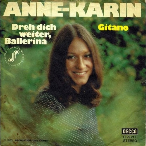 Anne Karin - Dreh Dich Weiter, Ballerina (7", Single, Promo)