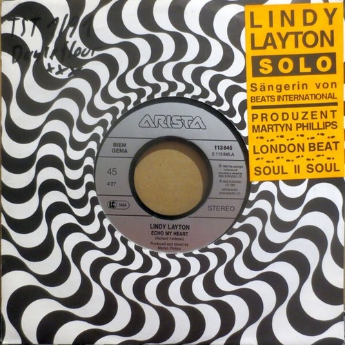 Lindy Layton - Echo My Heart (7", Single, Promo)