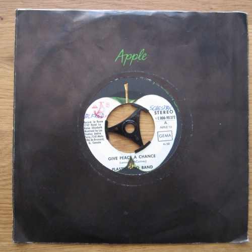 Single /  Plastic Ono Band – Give Peace A Chance / DE   PRESS /