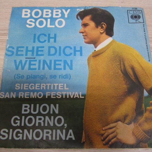 Single /  Bobby Solo ?– Ich Sehe Dich Weinen     /  DE  PRESS / RAR /