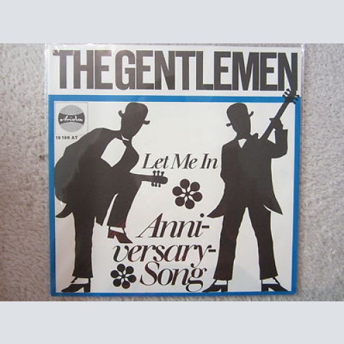Single / THE GENTLEMEN / AUSTRO BEAT 60er / TOP RARITÄT / MINT / ANNIVERSARY SON
