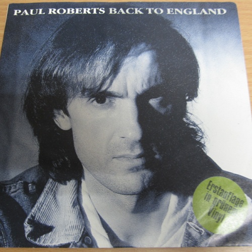 Single / Paul Roberts  ?– Back To England / DE   PRESS / RAR /  clear green /