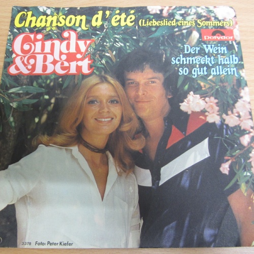 Single / Cindy & Bert ?– Chanson D'été  / AUT     PRESS / RAR /