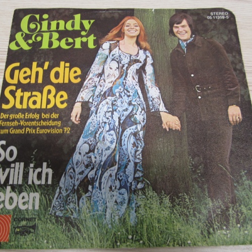 Single /  Cindy & Bert ?– Geh' Die Straße   /  DE  PRESS / RAR /