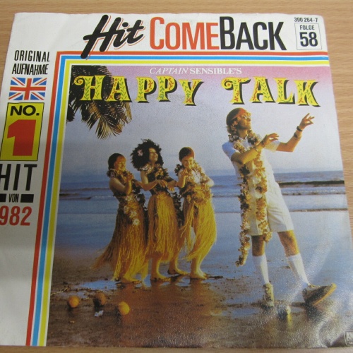 Single / Captain Sensible ?– Happy Talk   / DE   PRESS / RAR /