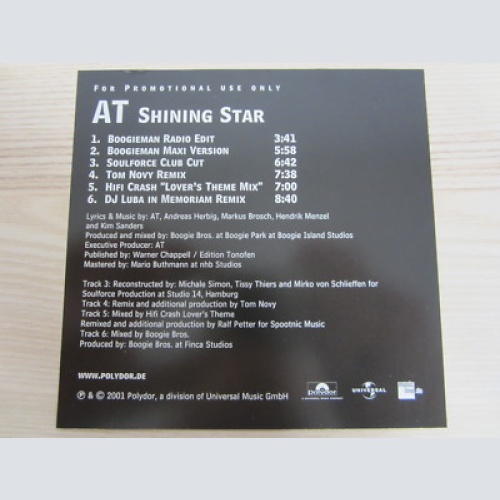 CD /  AT ?– Shining Star    / PROMO / MUSTER / RARITÄT /