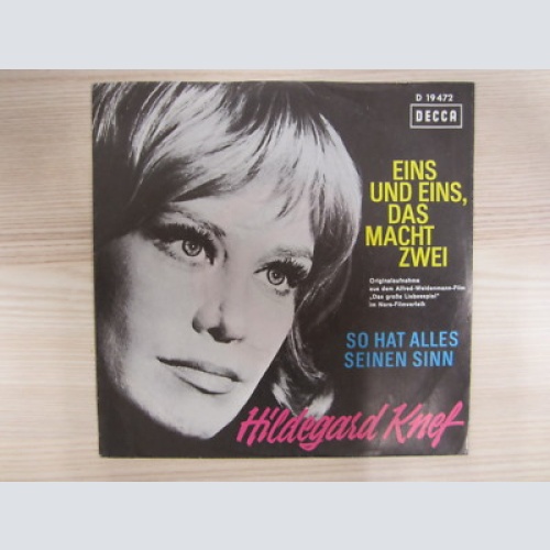 Single / Hildegard Knef ?– Eins Und Eins, Das Macht Zwei / DECCA / RAR /
