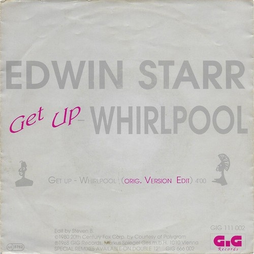 Edwin Starr - Get Up - Whirlpool (7", Single)