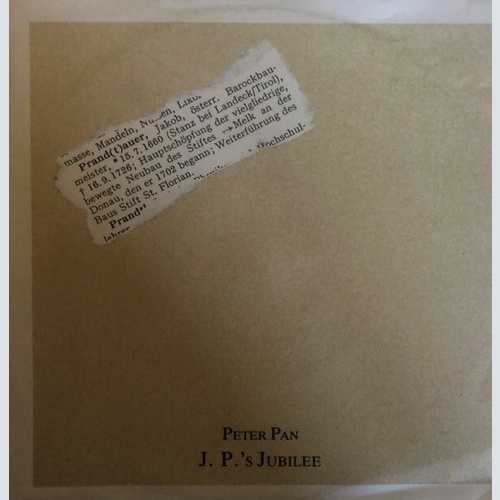 Peter Pan (14) - J.P.'s Jubilee (7", Single)