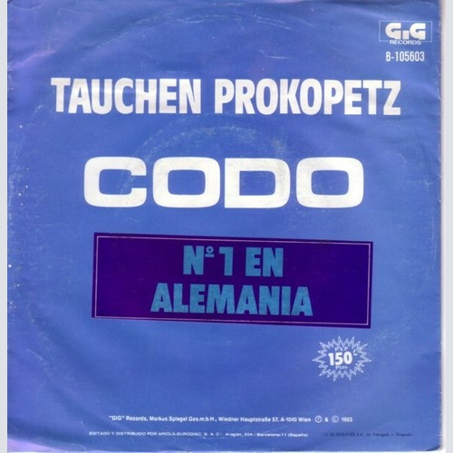 Tauchen Prokopetz* - Codo (7", Single, Promo)
