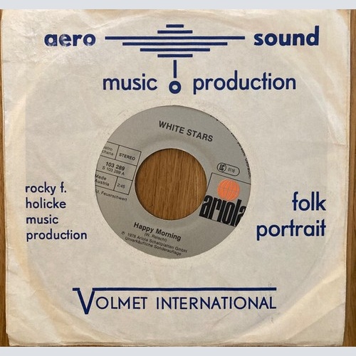 White Stars - Happy Morning (7", Single, Ltd)
