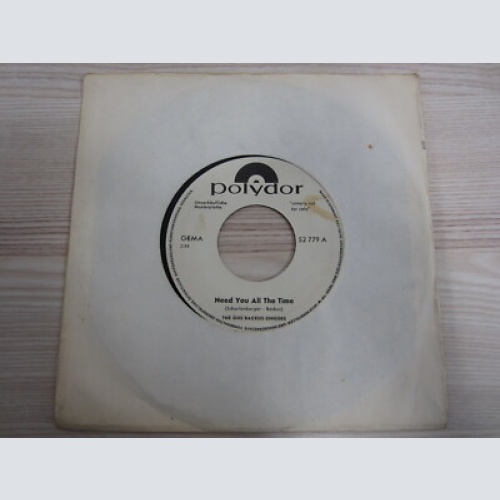 Single / Gus Backus Singers ?– Need You All The  / MUSTERPRESSUNG / PROMO / RAR