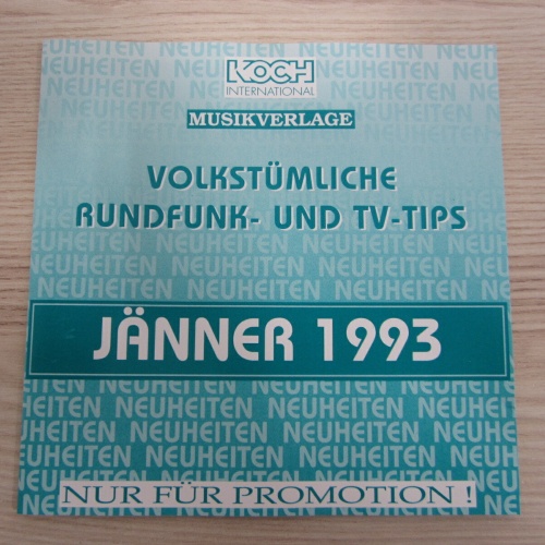 CD / VOLKSTÜMLICHE RUNDFUNK TIPS / PROMO KOCH REC / ALPENLAND QUINTETT,GURKTALER
