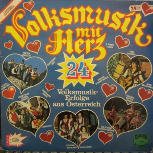LP / Volksmusik mit Herz -24 Volksmusik-Erfolge aus Österreich ,Walser Quintett