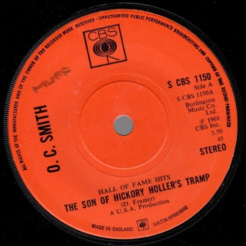 OC Smith - The Son Of Hickory Holler's Tramp (7", Single)