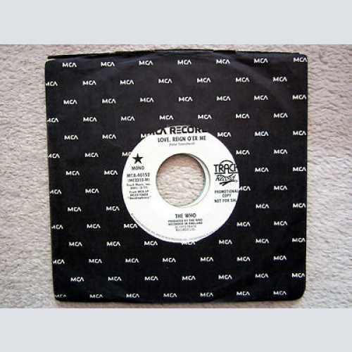 Single / THE WHO / PROMO / 1973 / TOP RARITÄT / LVE REIGN O'ER ME / RAR /