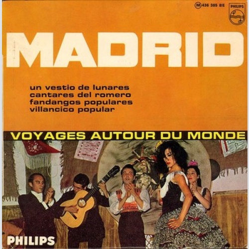 Various - Voyages Autour Du Monde - Madrid (7", EP, Mono)