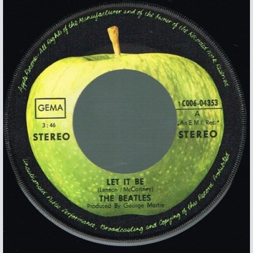The Beatles - Let It Be (7", Single, Com)