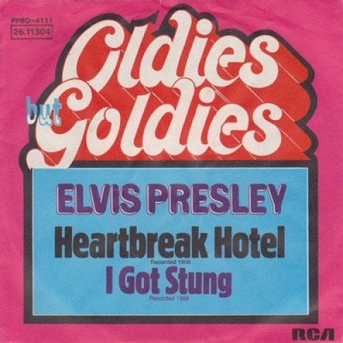 Elvis Presley - Heartbreak Hotel / I Got Stung (7", RE)