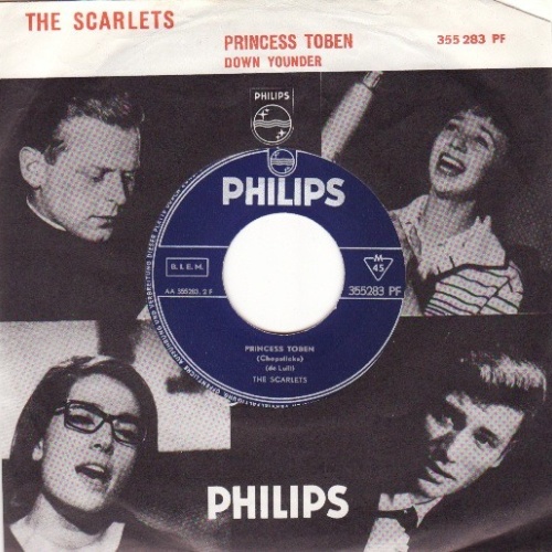 The Scarlets - Down Yonder / Princess Toben  (7", Single, Mono)