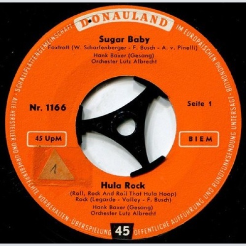 Hank Baxer / Gisi Gert - Sugar Baby / Hula Rock / Jolly Joker / Hey Boys, How...