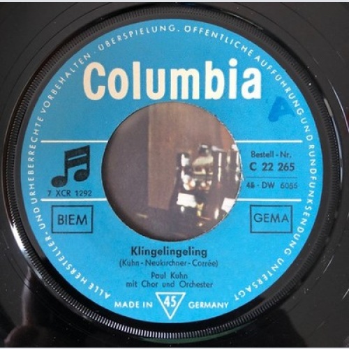 Paul Kuhn - Klingelingeling / Wir Fliegen Zur Venus (7", Single, Mono)