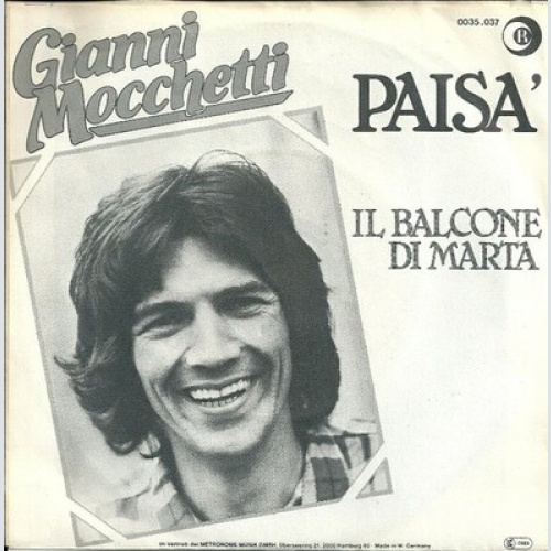 Gianni Mocchetti - Paisà  (7", Single)