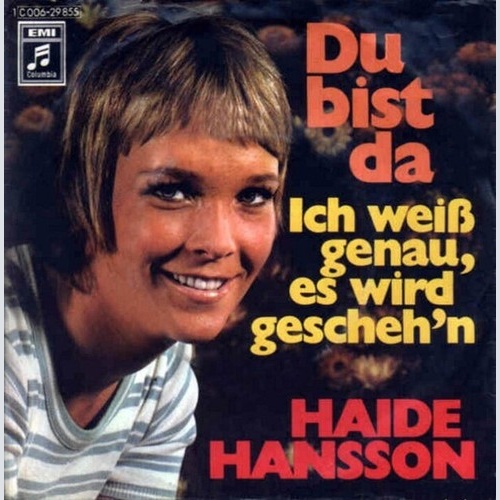 Haide Hansson - Du Bist Da (7", Single)