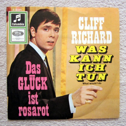 Single / CLIFF RICHARD / 60er / WAS KANN ICH TUN / C 23 371 / RARITÄT /