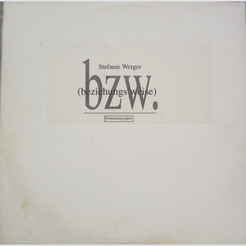 LP / STEFANIE WERGER / PROMO EXEMPLAR / AUSTRIA / RARITÄT /