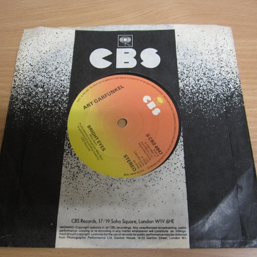 Single /  Art Garfunkel ?– Bright Eyes /  UK   PRESS /  RAR /