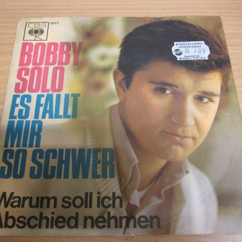 Single /  Bobby Solo ?– Es Fällt Mir So Schwer  / DE    PRESS /  RAR /
