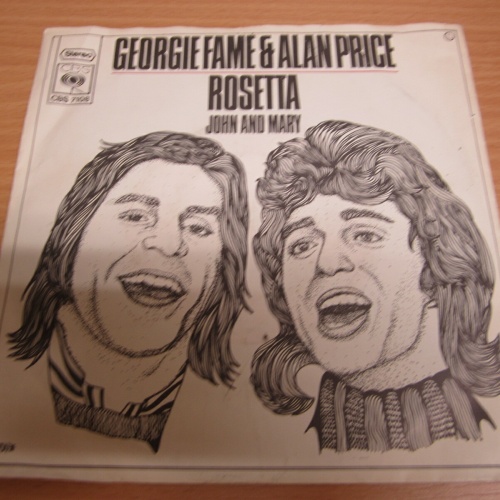 Single /  Georgie Fame & Alan Price ?– Rosetta / NL    PRESS /   RAR /