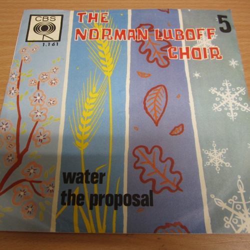 Single / Norman Luboff Choir ?– Water /  NL  PRESS /   RAR /