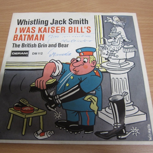 Single / Whistling Jack Smith ?– I Was Kaiser Bill's Batman  / DE Press / RAR /