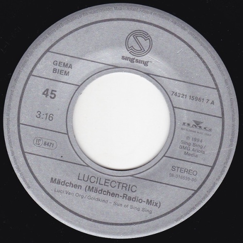 Lucilectric - Mädchen (7", Single)