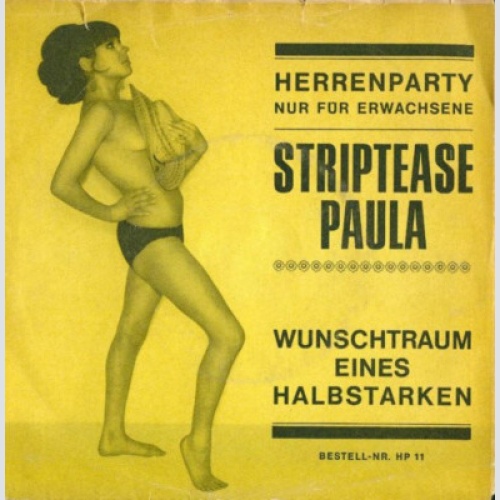 Hans Der Sachse - Striptease Paula (7")