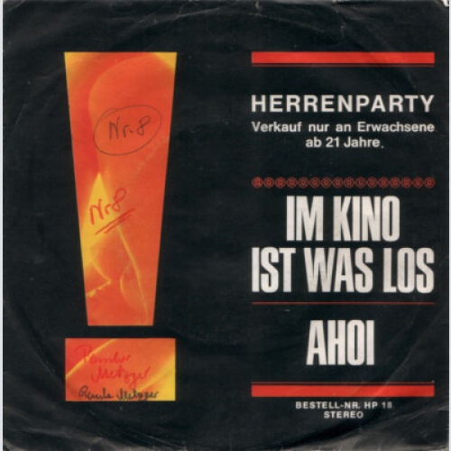 Unknown Artist - Im Kino Ist Was Los / Ahoi (7")