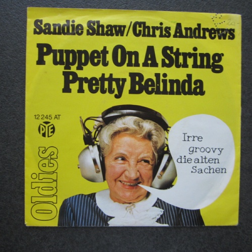 Single / Sandie Shaw / Chris Andrews – Puppet On A String / Pretty Belinda / DE