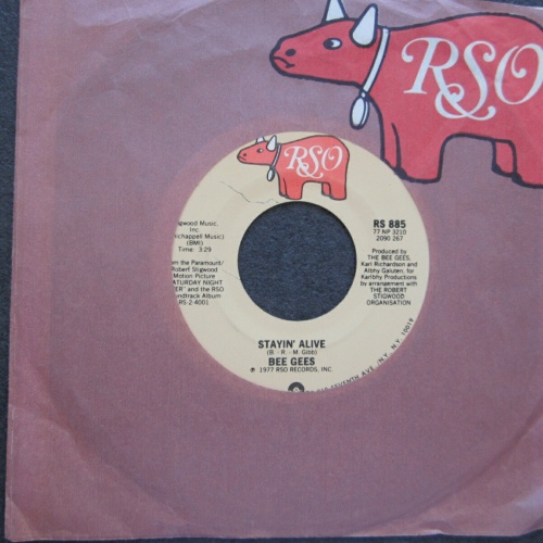Single / Bee Gees ‎– Stayin' Alive / US Press /